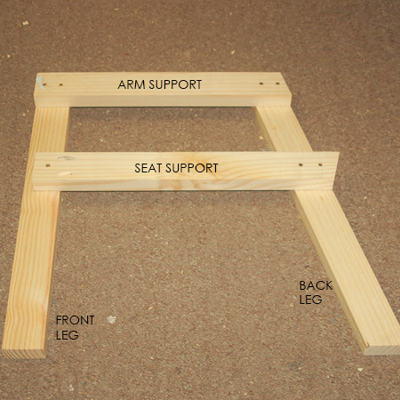 assemble garden chair