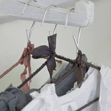 fabric wrapped coat hangers