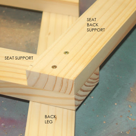 assemble garden chair