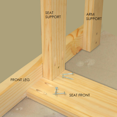 assemble garden chair