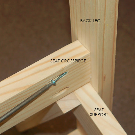 assemble garden chair