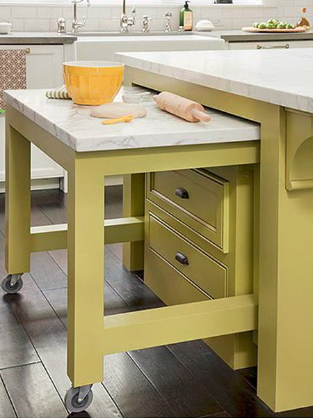 pullout kitchen island