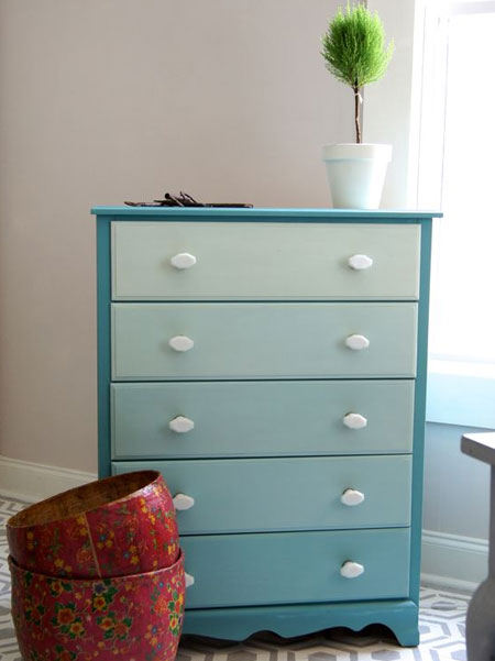 bblue ombre furniture