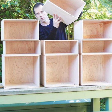 make kitchen storage island