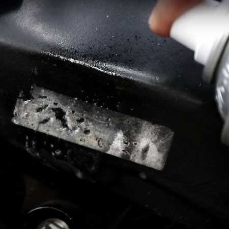 remove label with wd-40