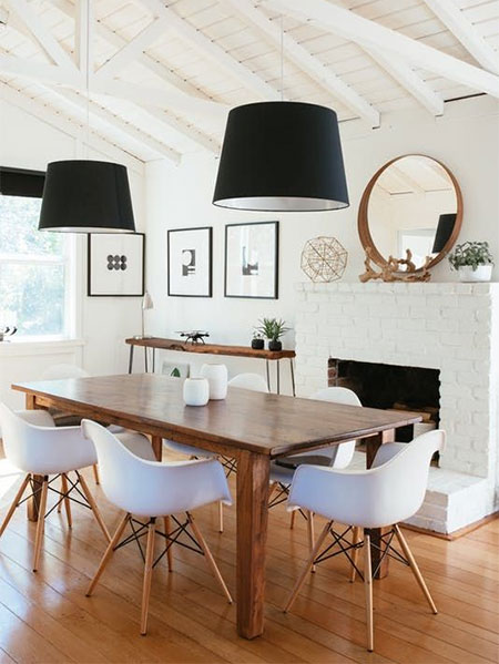 modern dining room