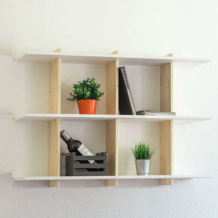 make a floating shelf unit