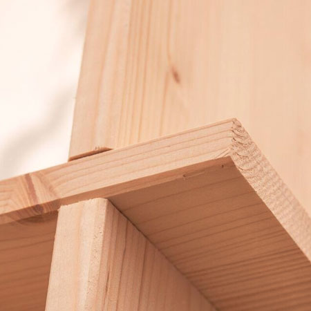 slot the shelves together