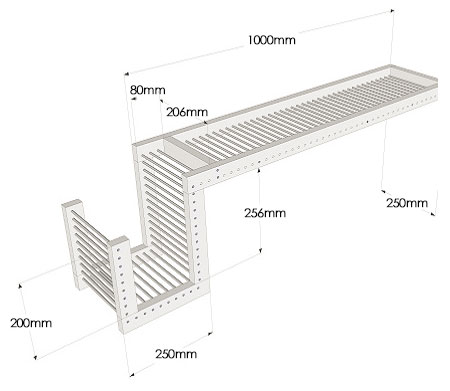 how to make bath rack