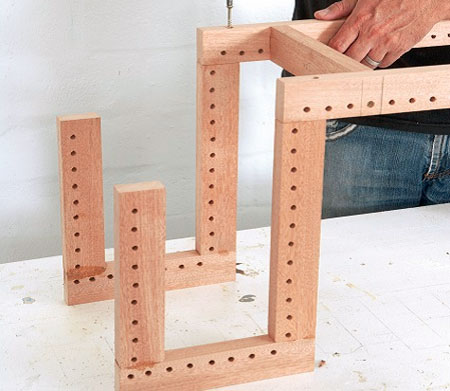 how to make bath rack