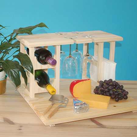 how to make cheese and wine station