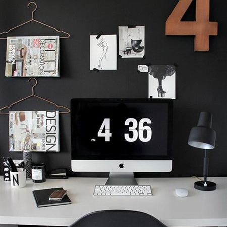 coat hanger magazine rack