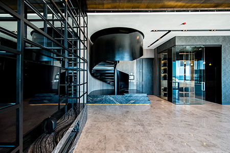 Fairmont Penthouse - The look-and-feel focused on elegance and masculinity. 