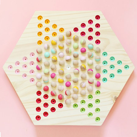Make a Chinese Checkers board game