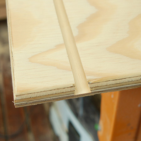 BELOW: Side view of the dovetail slot.