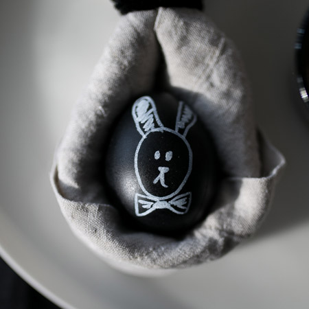 Easy chalkboard Easter eggs