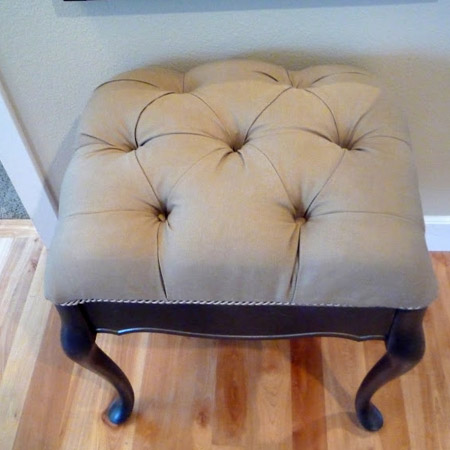 Once you've tufted the top you can mount this onto the frame