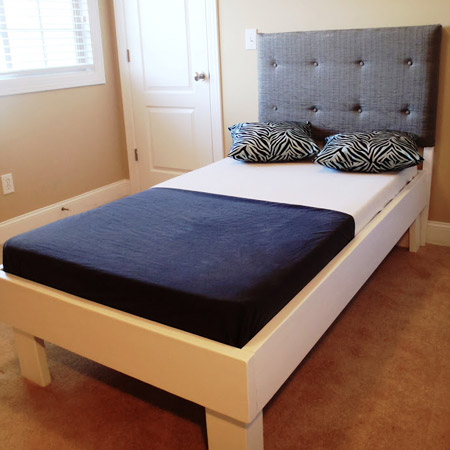 Build A Basic Childrens Bed, Build Your Own Single Bed Frame
