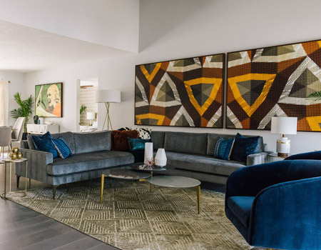 The options for displaying artwork are endless, but how you hang specific pieces can make or break the final look of a room. From positioning to lighting, to custom framing, if you break out in a cold sweat when you think of hanging art you will find the expert tips below helpful.