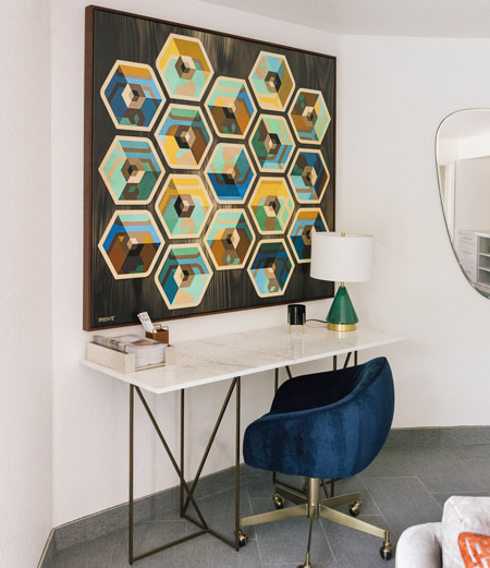 If you have invested in a treasured art ccollection, you'll want to take the time to proudly display this in your home. Don't rush the process of choosing the perfect place and having the right lighting.