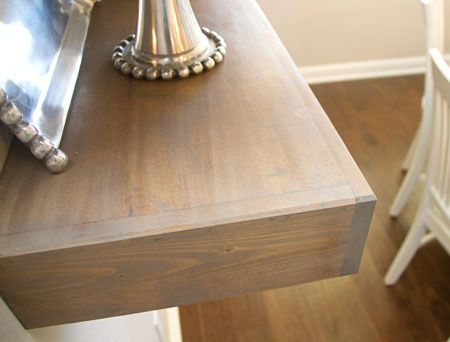 DIY Chunky Pine Floating Shelves