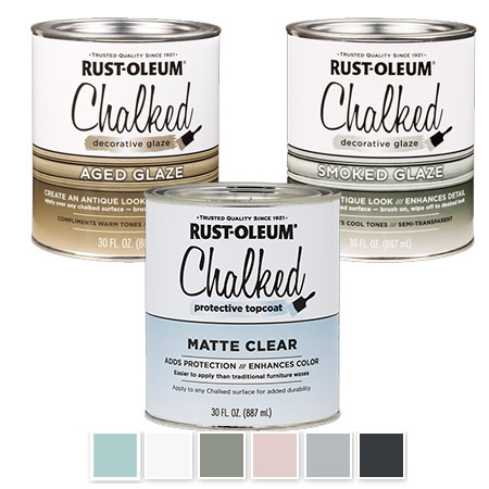 Rust-Oleum Chalked ultra matte paint 