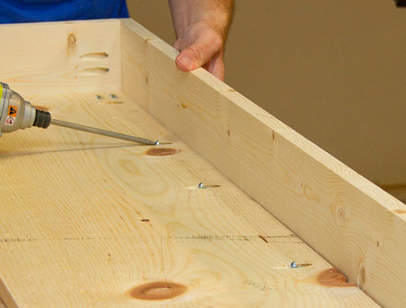 DIY Floating Shelves - add front panel