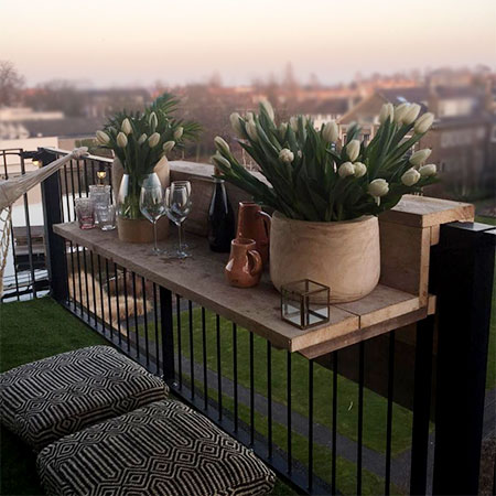 Make a bar for your balcony