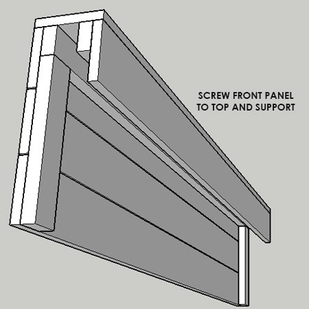 Make a bar for your balcony - diagram