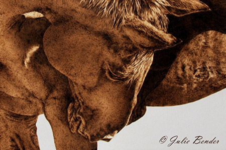 The art of pyrography