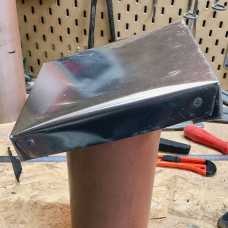 finish roof for birdhouse