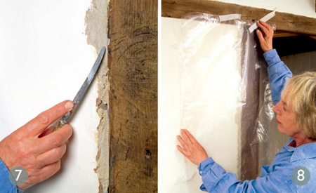 repair cracks in old plaster
