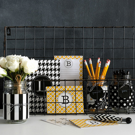 use glass jars for storage