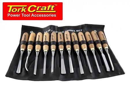 tork craft wood carving chisels