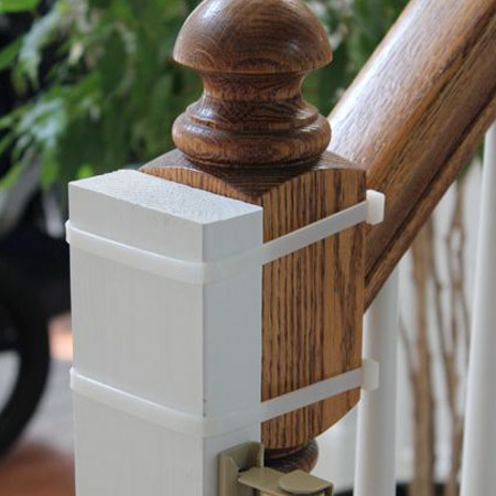 use longer zip ties to secure