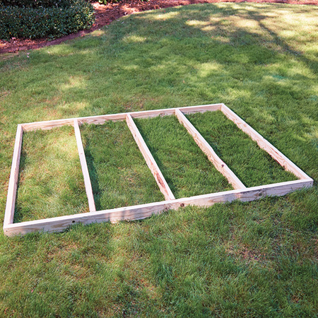 frame for diy playhouse