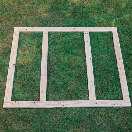 frame for diy playhouse