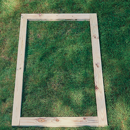 frame for diy playhouse