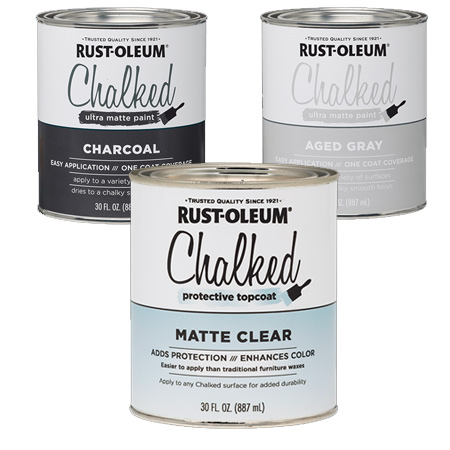 rustoleum chalked chalk paint