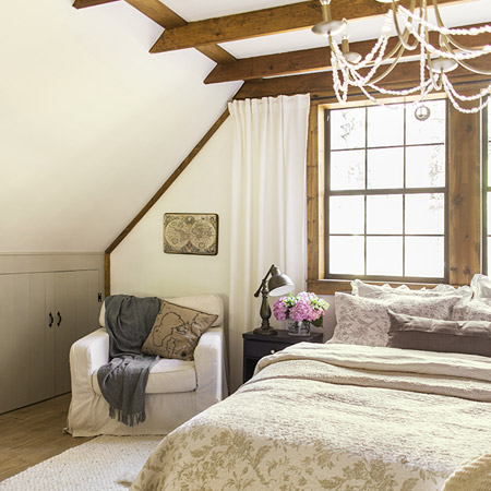 Paint, flooring and accessories were all that were required to transform this room.
