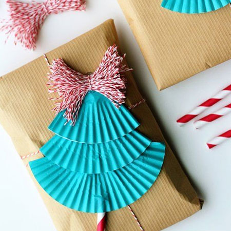 cupcake liner gift embellishments