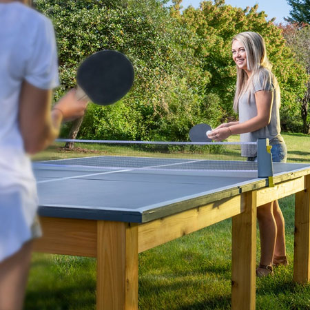 make a ping pong table
