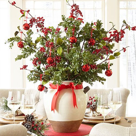 festive flower arrangement