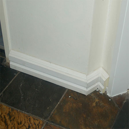 installing over skirting