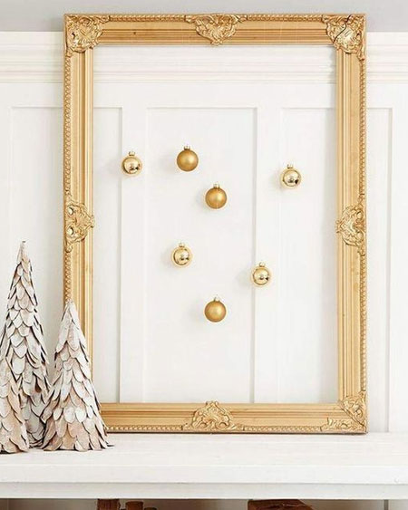 gold picture frame festive decoration