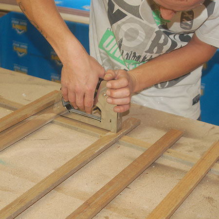 add slats to trellis