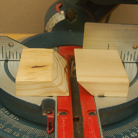 cutting compound bevels or mitres for joints