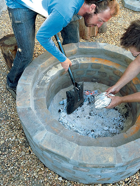 finish firepit