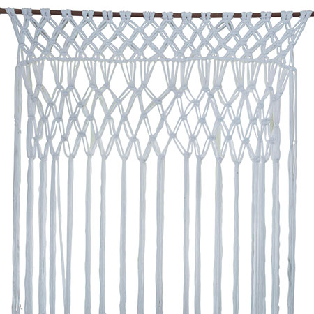 macrame window treatment