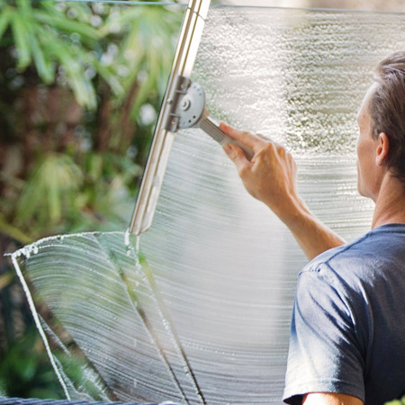 clean window like a professional